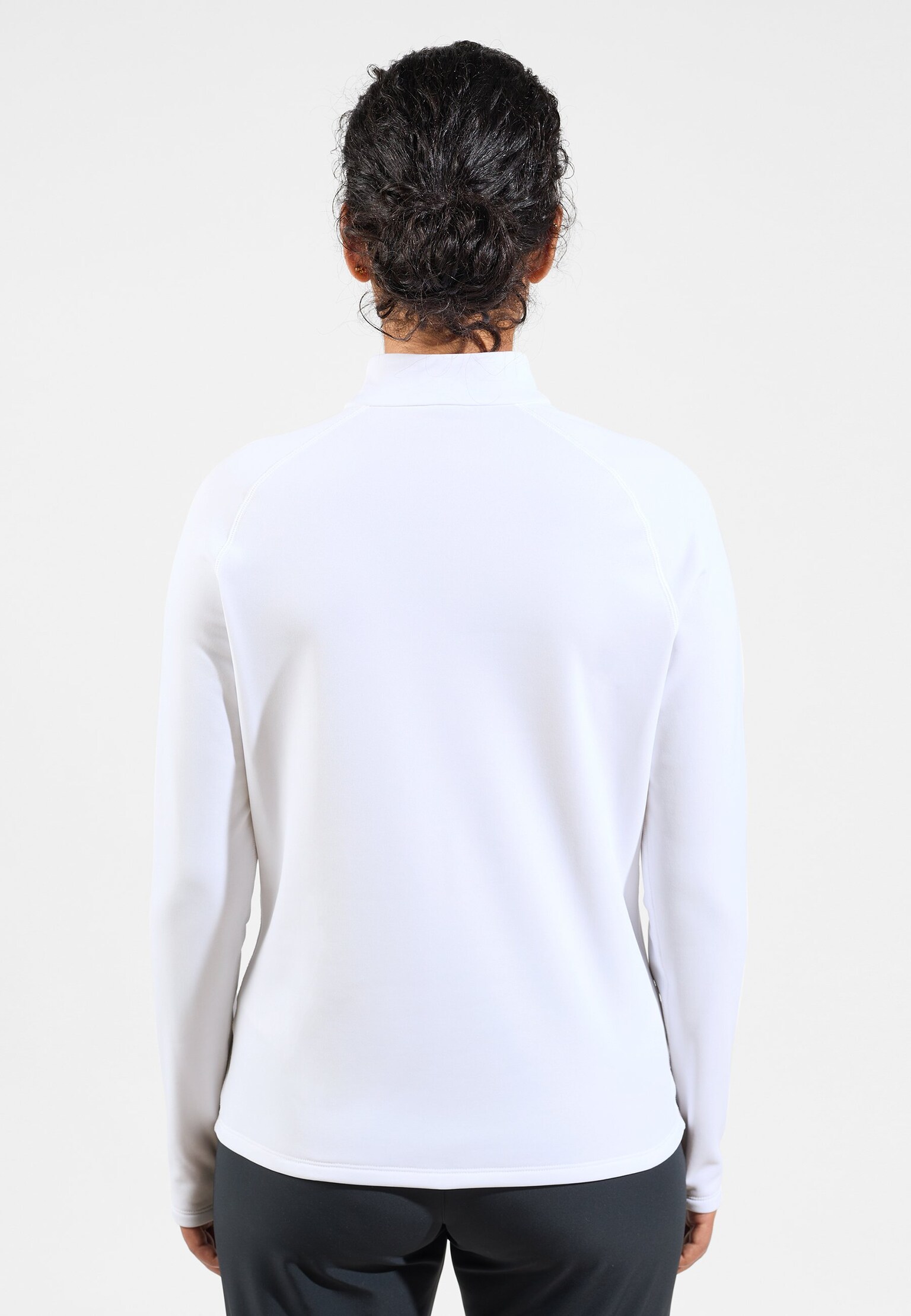 Pull à manches longues et col ½ zip Besso