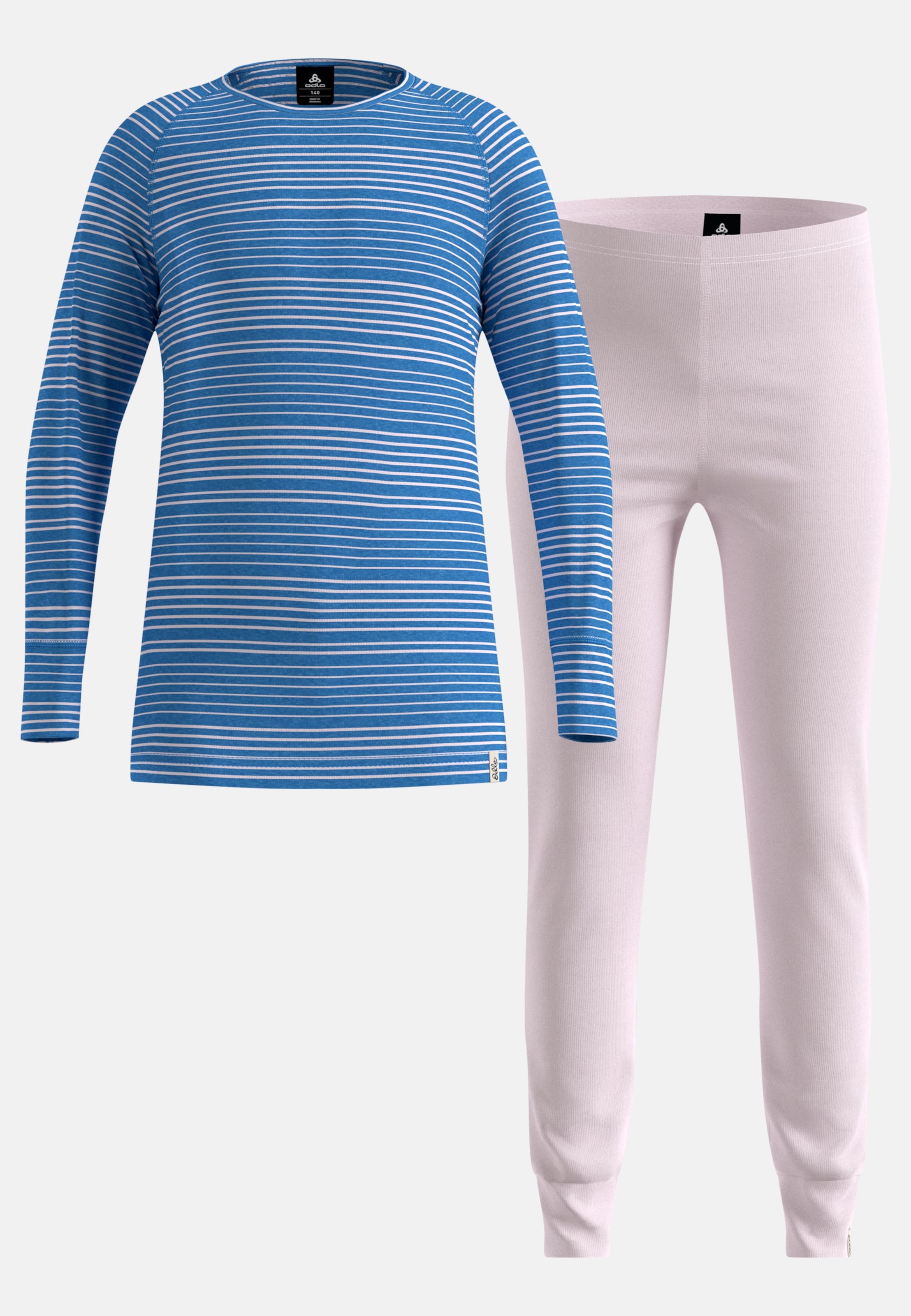 Odlo Active Warm Base Layer Set für Kinder - Wandern, Ski & Snow - lila, 128