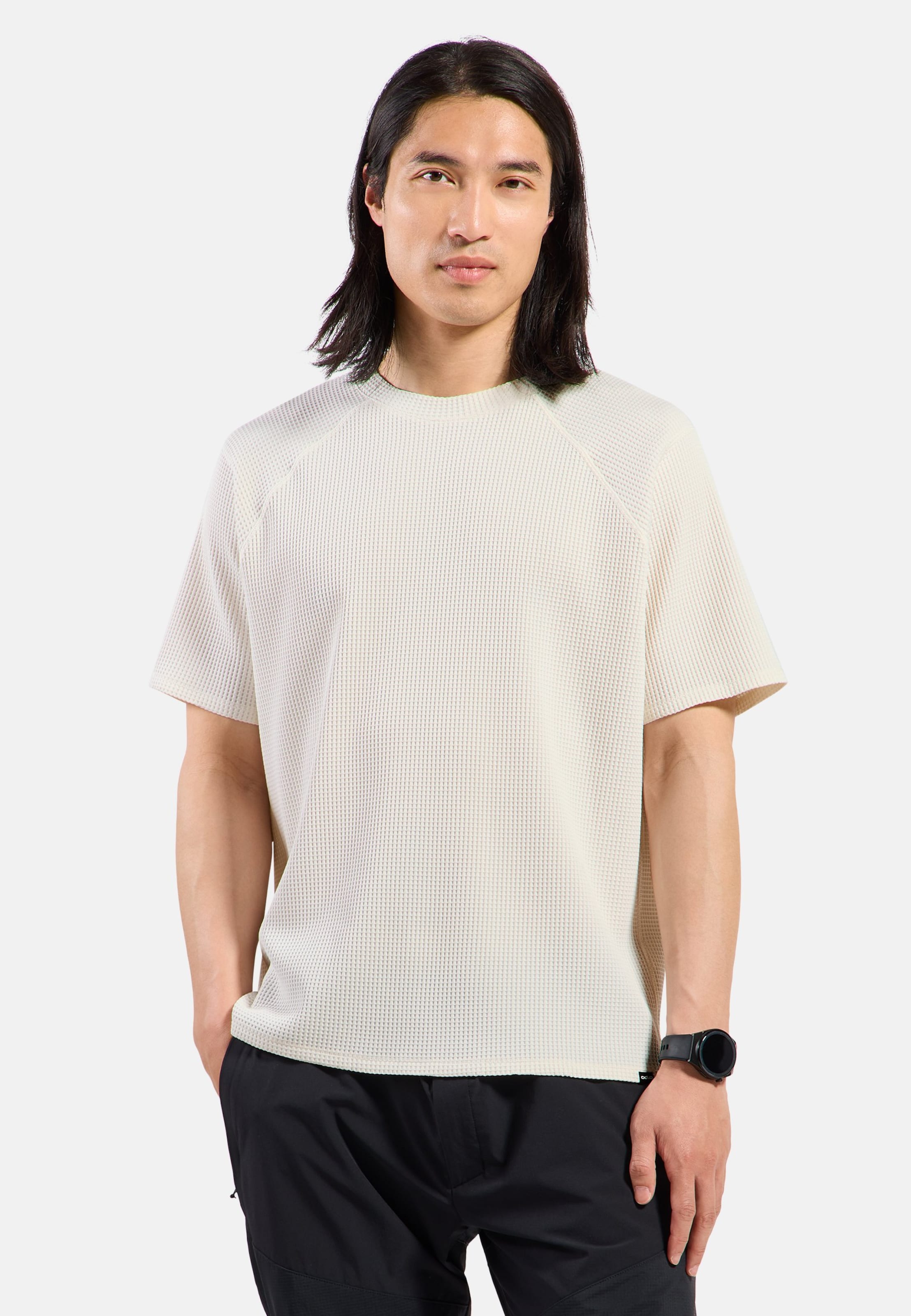 Odlo Cubic T-Shirt für Herren - Wandern, Casual Comfort - grau, S