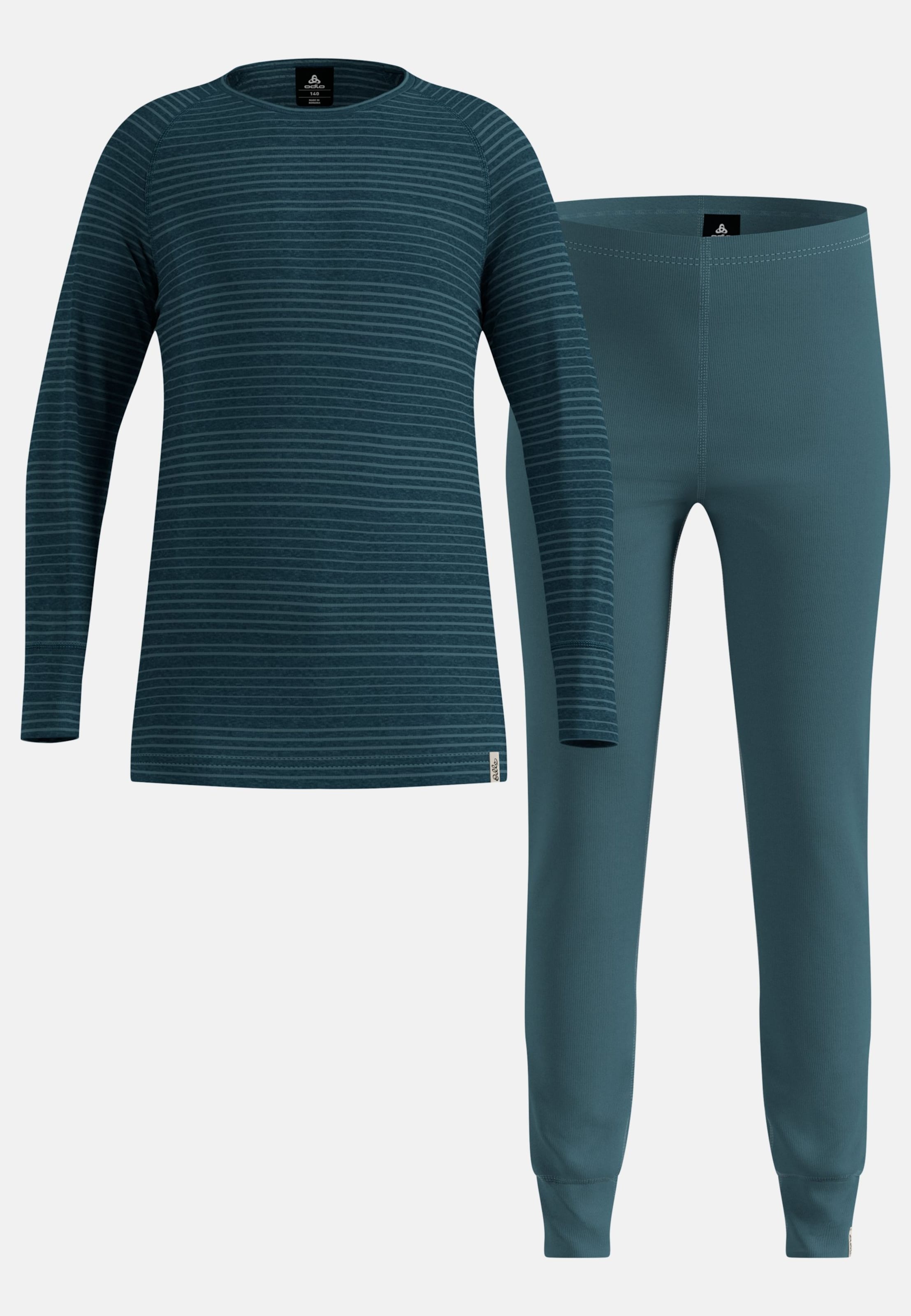 Odlo Active Warm Base Layer Set für Kinder - Wandern, Ski & Snow - blau, 92