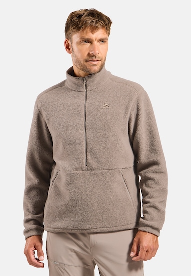 Essential High Pile Solid Half-Zip Mid Layer