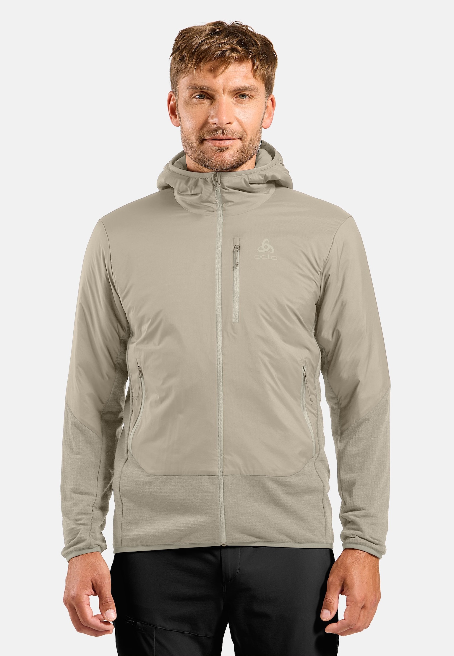 Veste hybride isolante en laine Ascent