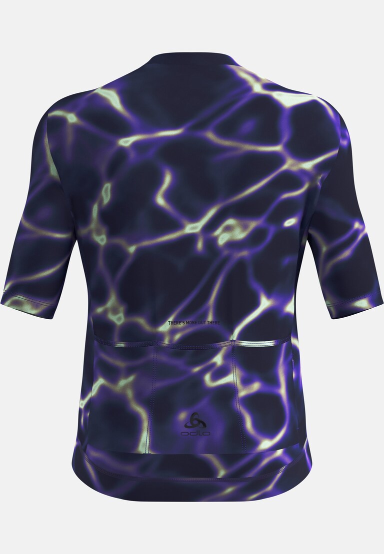 The Zeroweight Pro Chill-Tec full-zip print cycling jersey