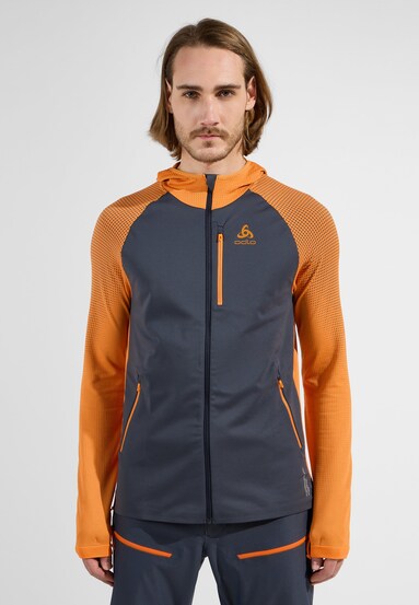 Mid layer X-Alp Performance Knit con cappuccio