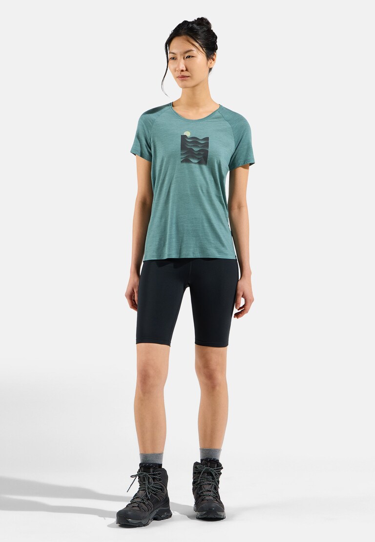 Ascent Performance Wool 130 sunset t-shirt