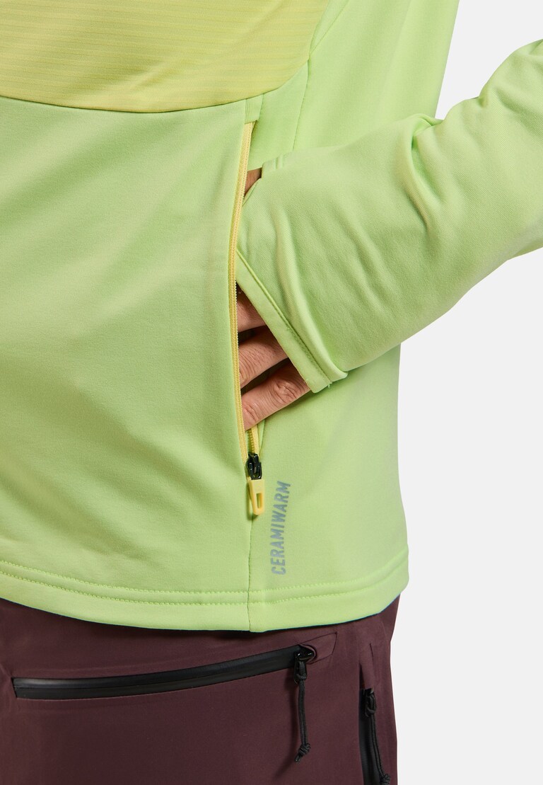 The Descent Ceramiwarm zippered mid layer