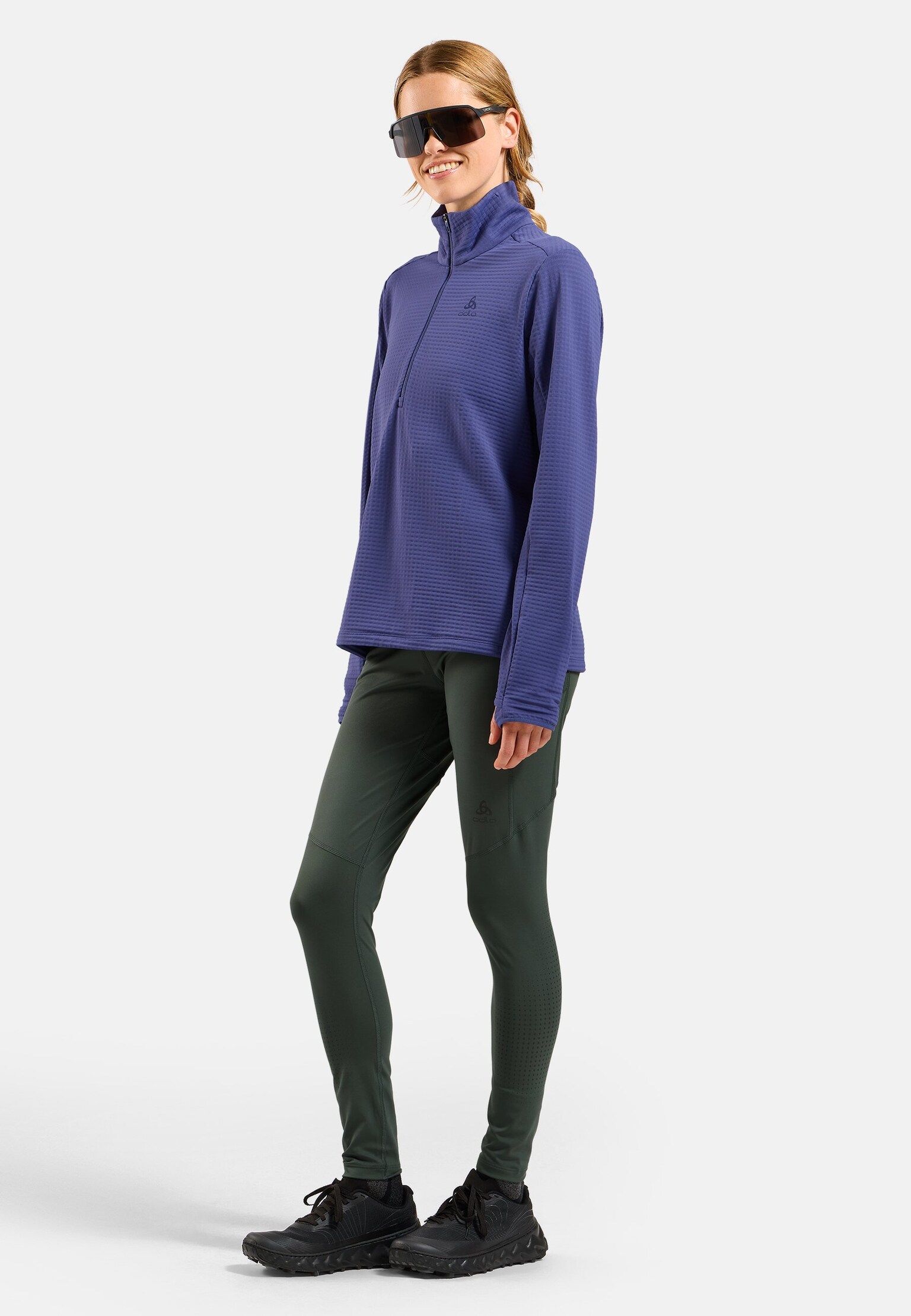 Mid layer da running Essentials Thermal a mezza zip