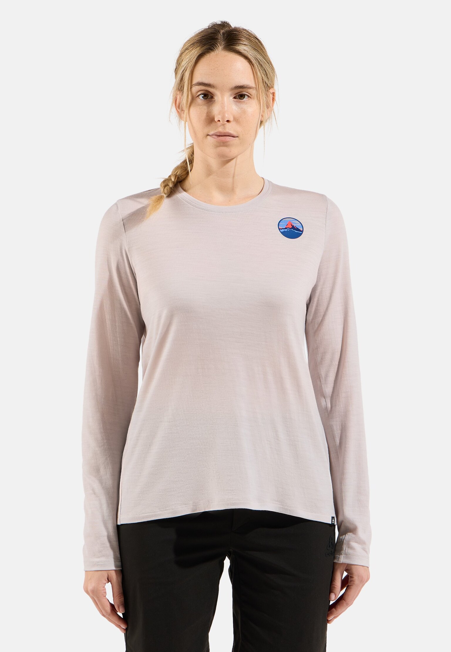 Ascent Merino 160 Langarmshirt mit Matterhorn-Motiv