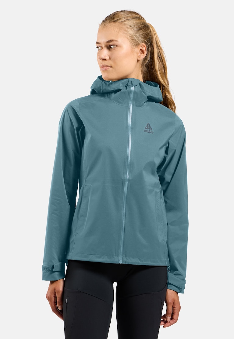 The women's Aegis 2.5L waterproof hardshell jacket