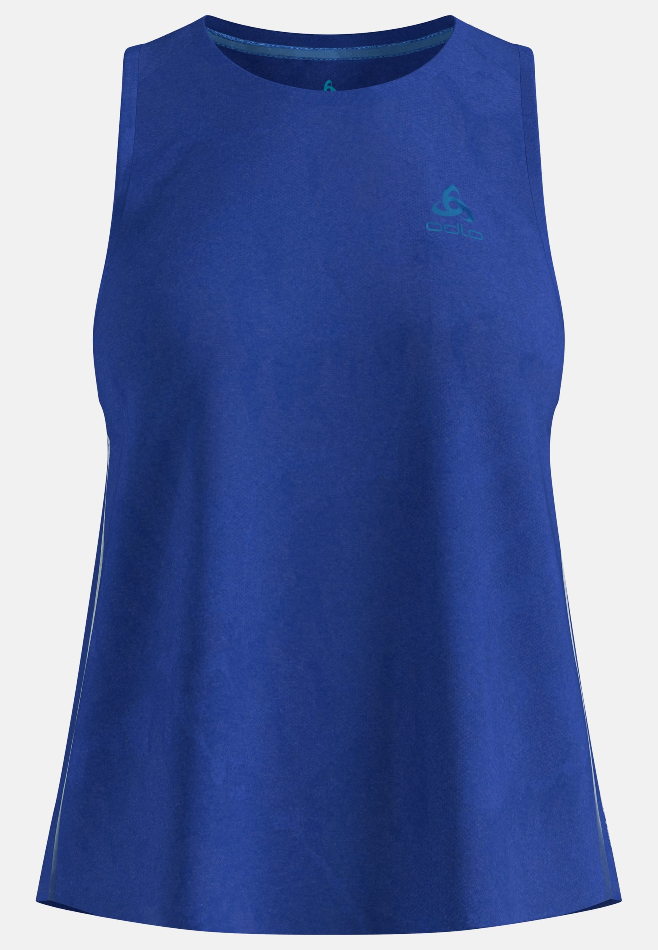 Odlo Zeroweight Engineered Chill-Tec Lauftop mit Rundhalsausschnitt für Damen, S, blau