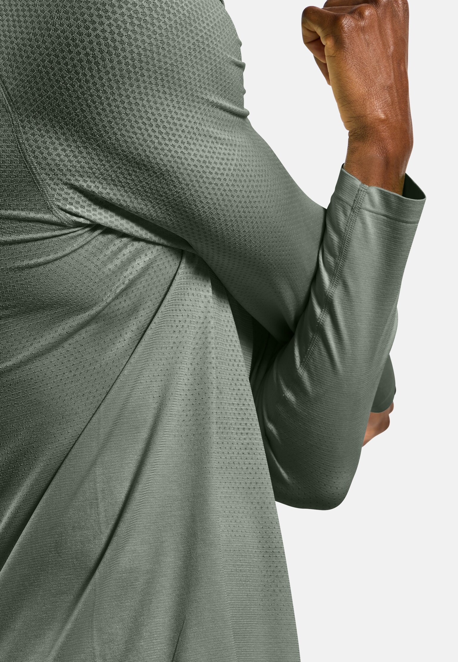 Essentials Seamless Langarm-Laufshirt