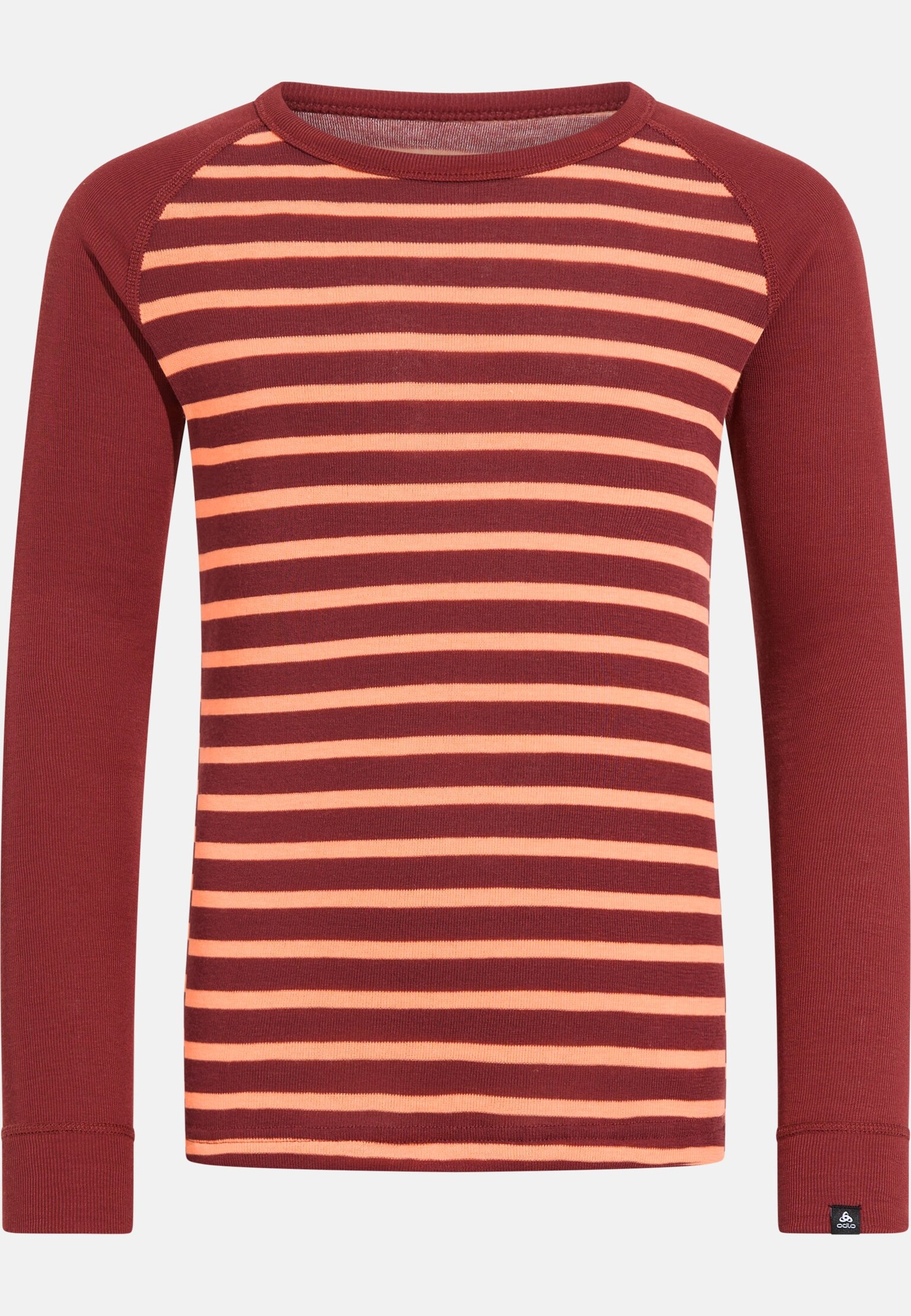 The Active Warm kids' striped base layer top