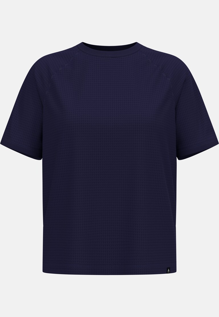 The Ascent merino-blend waffle cropped short-sleeve t-shirt