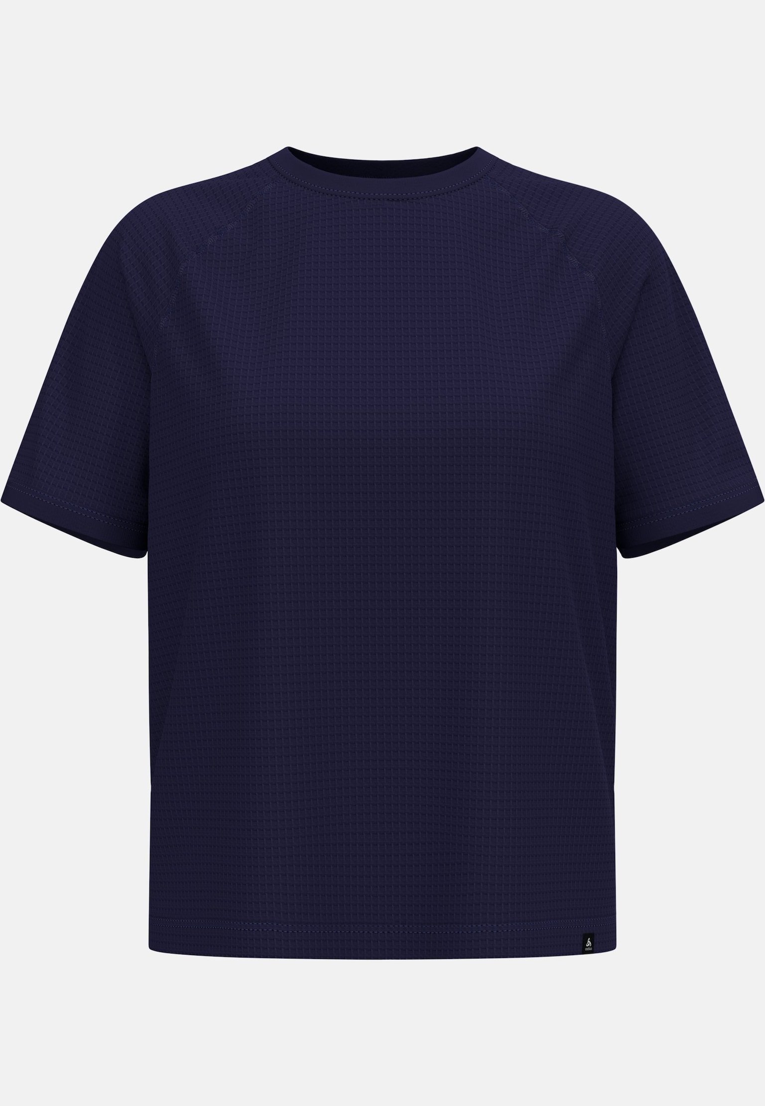 Ascent Crop-T-Shirt aus Merinomix mit Waffelstruktur