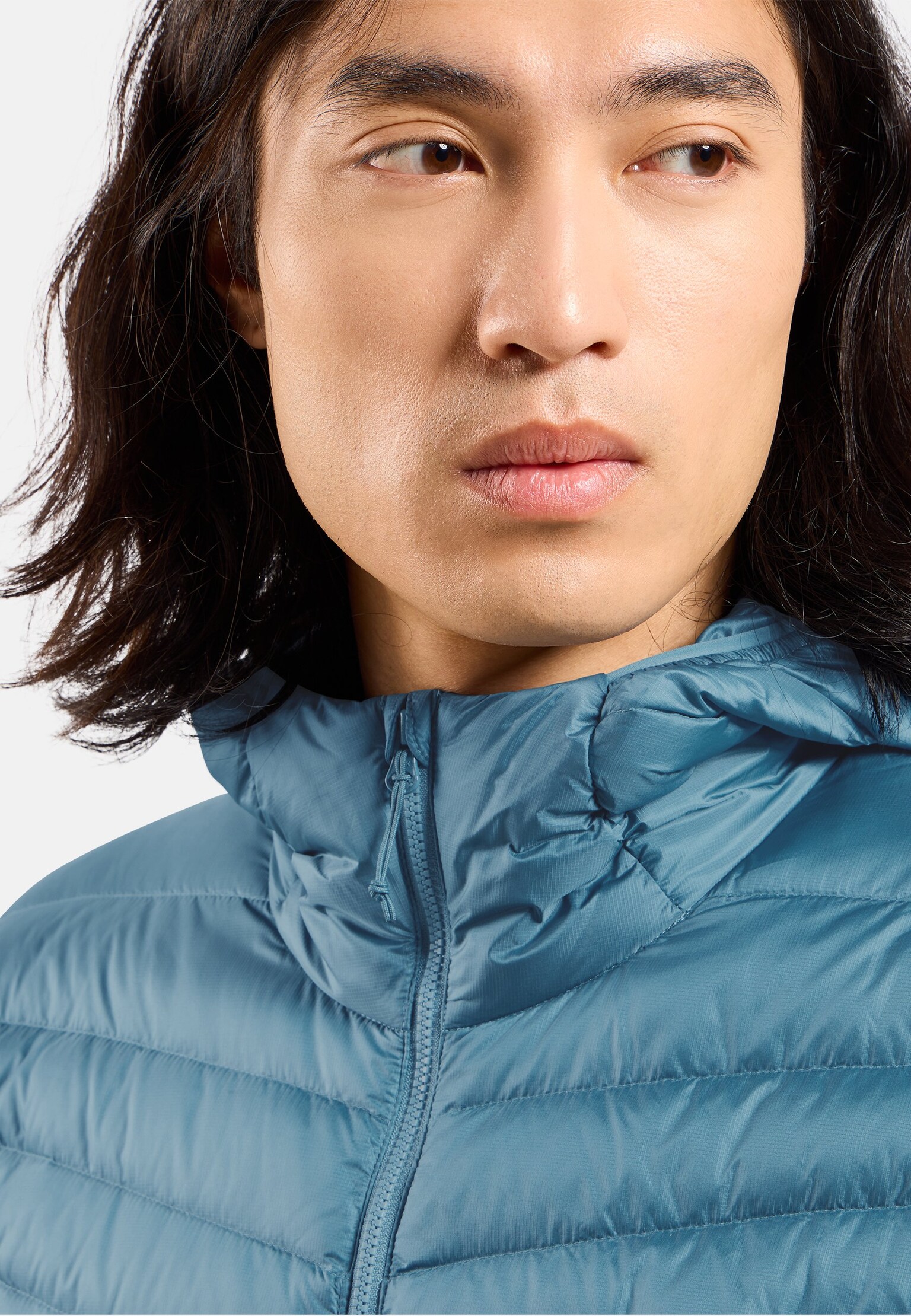 Veste à capuche compacte en duvet X-Alp