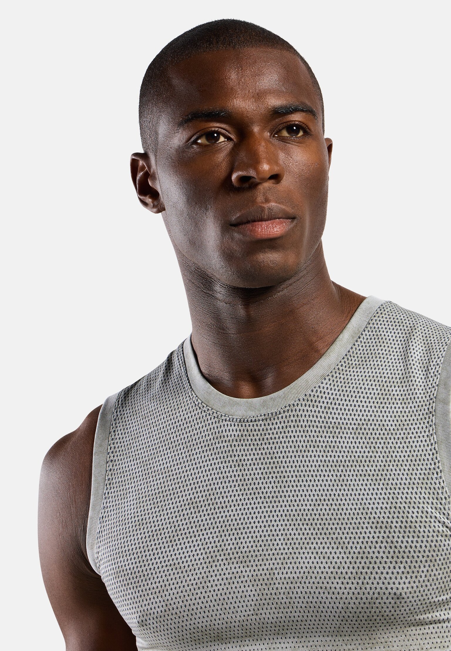 Ärmelloser Performance Light Base Layer mit Rain-Dye-Effekt