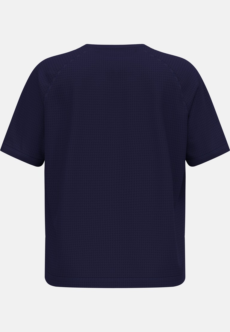 The Ascent merino-blend waffle cropped short-sleeve t-shirt