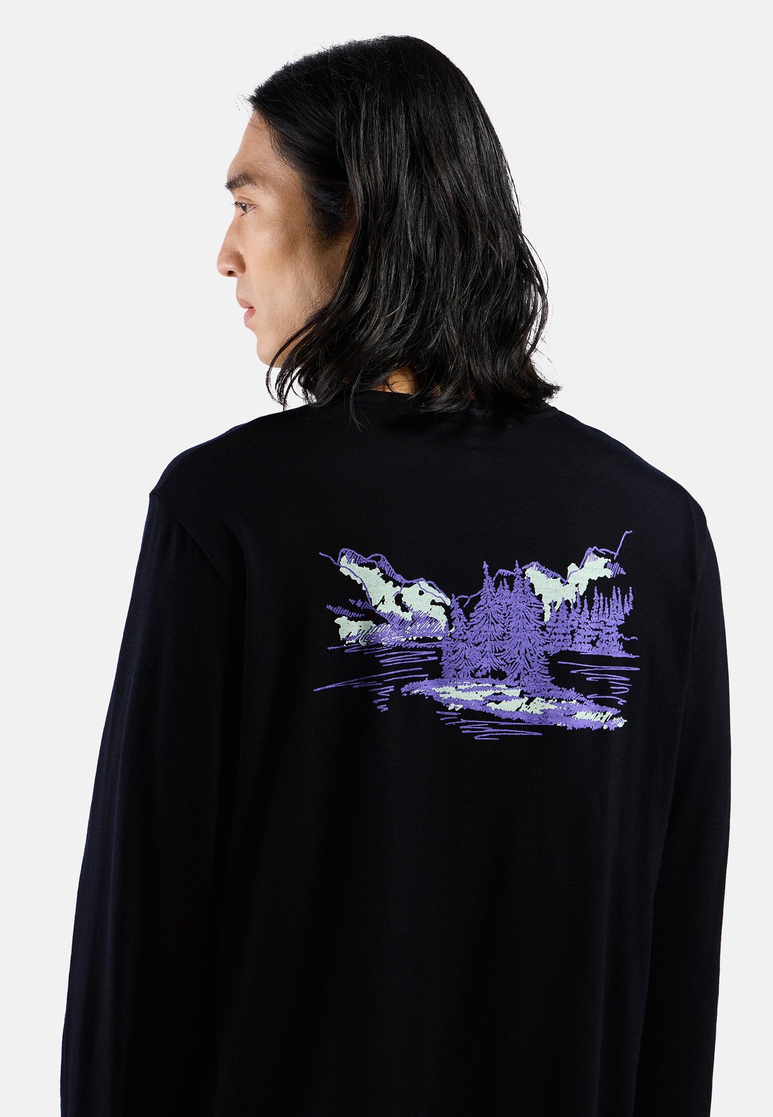 Ascent Merino 160 Langarmshirt mit TMOT-Print