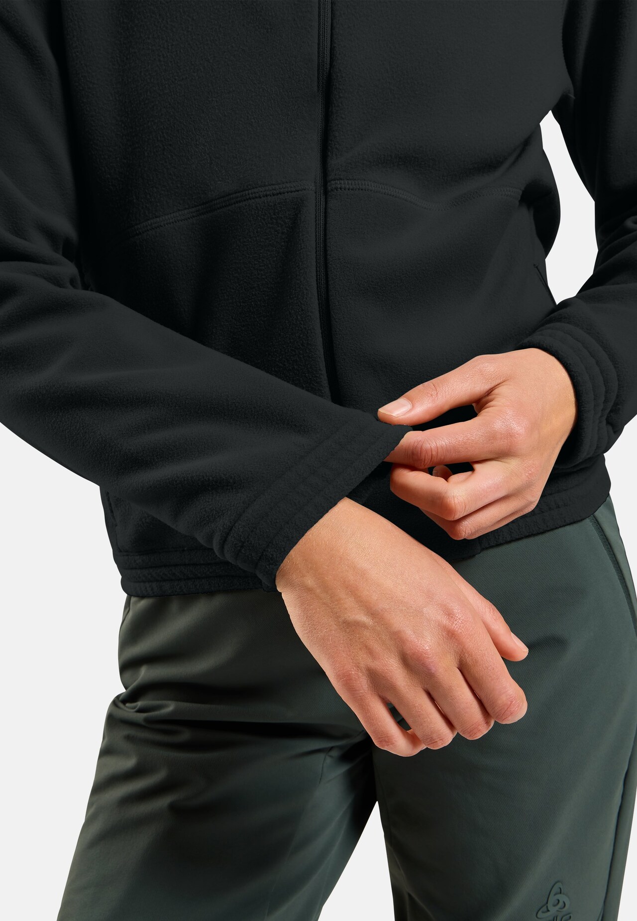 Felpa Classic Fleece a zip intera