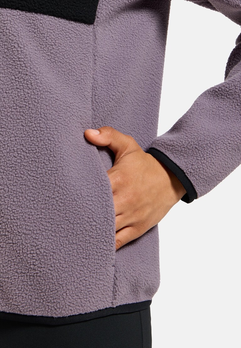 The Essentials high-pile full-zip mid layer