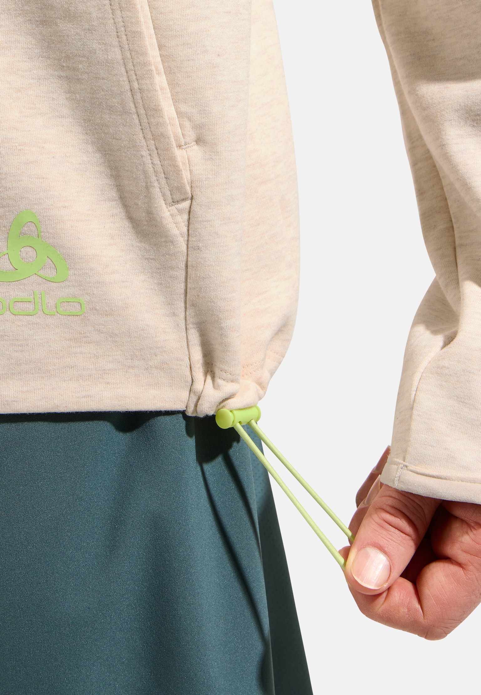 Essential Knit Lauf-Hoodie