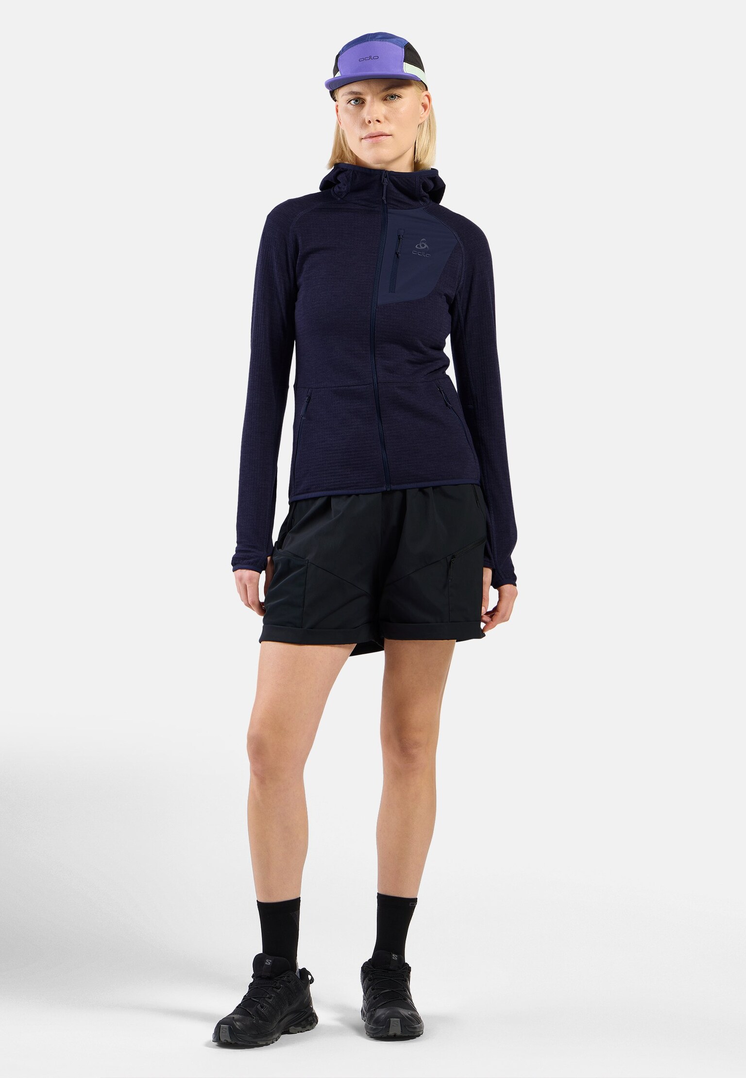 The Ascent mid layer hooded zip