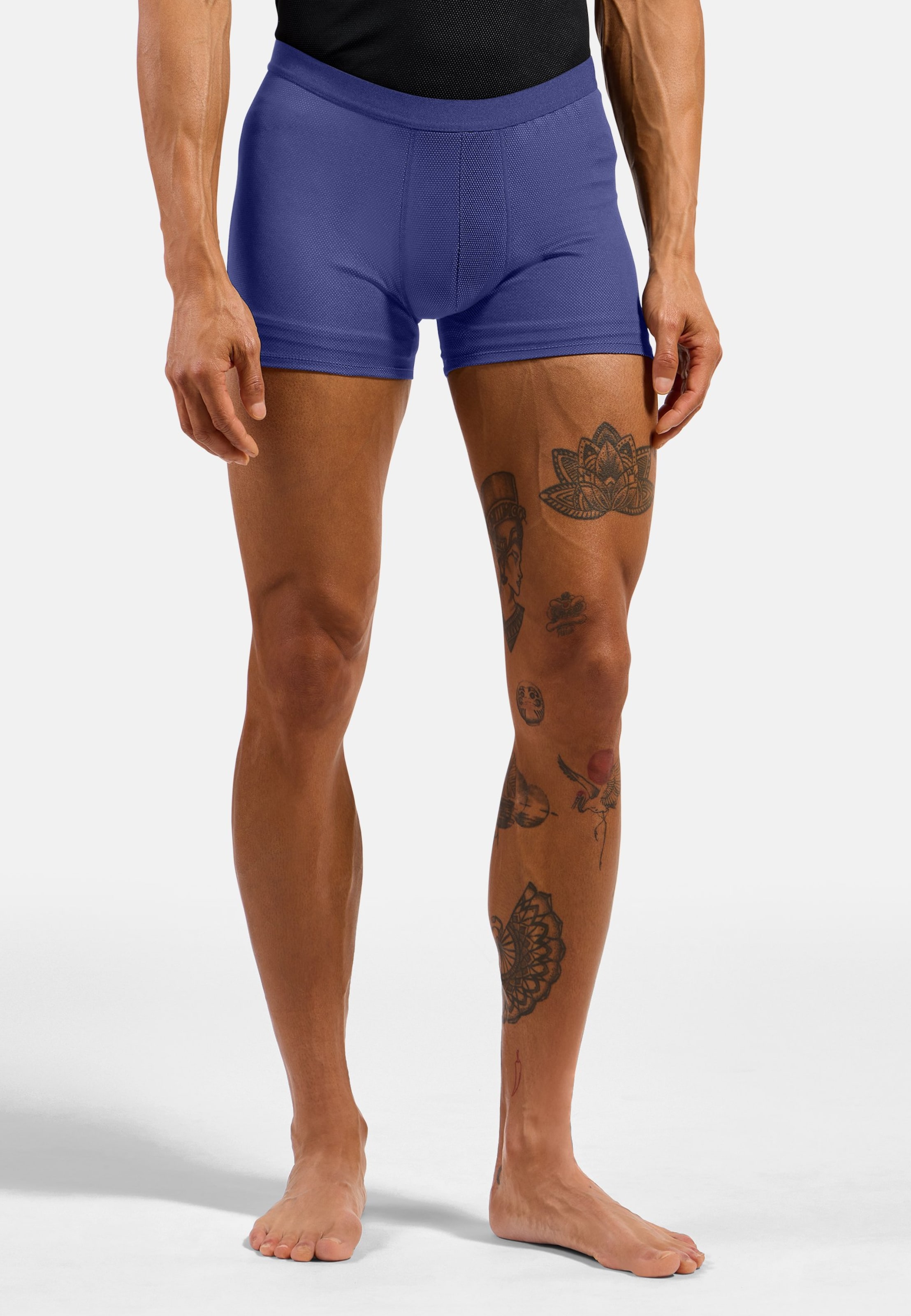 Odlo Active F-Dry Light Boxershorts für Herren, M, marineblau