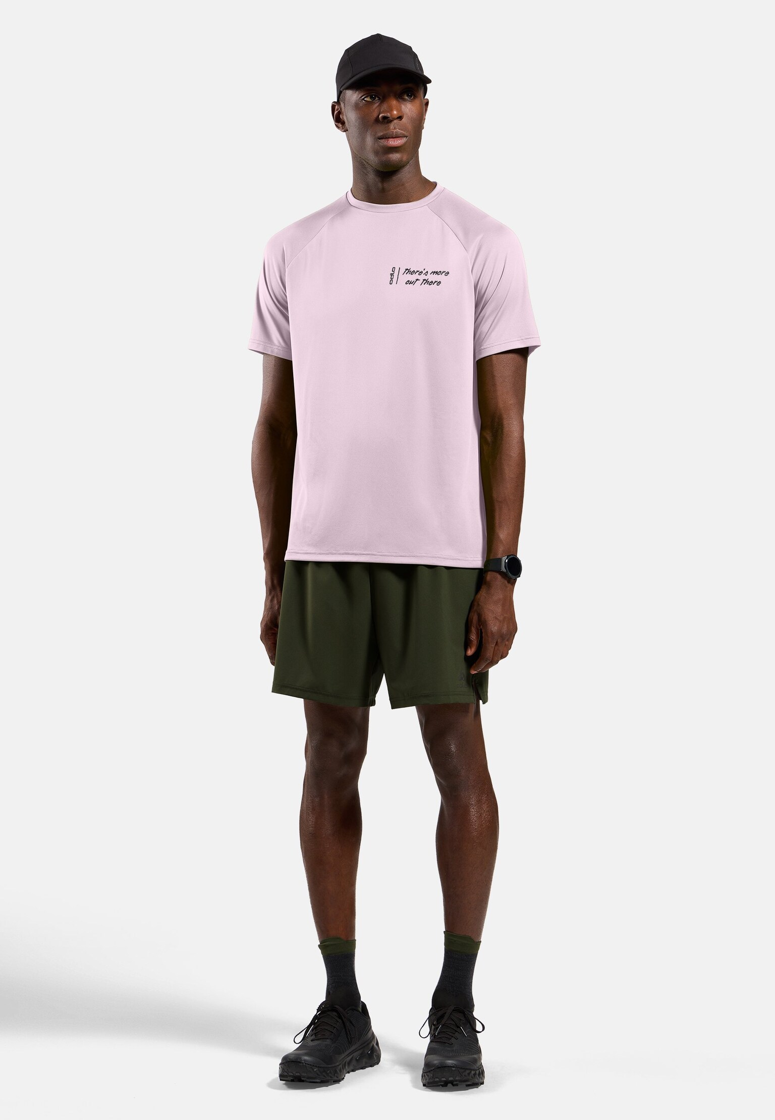 The Essentials print running t-shirt