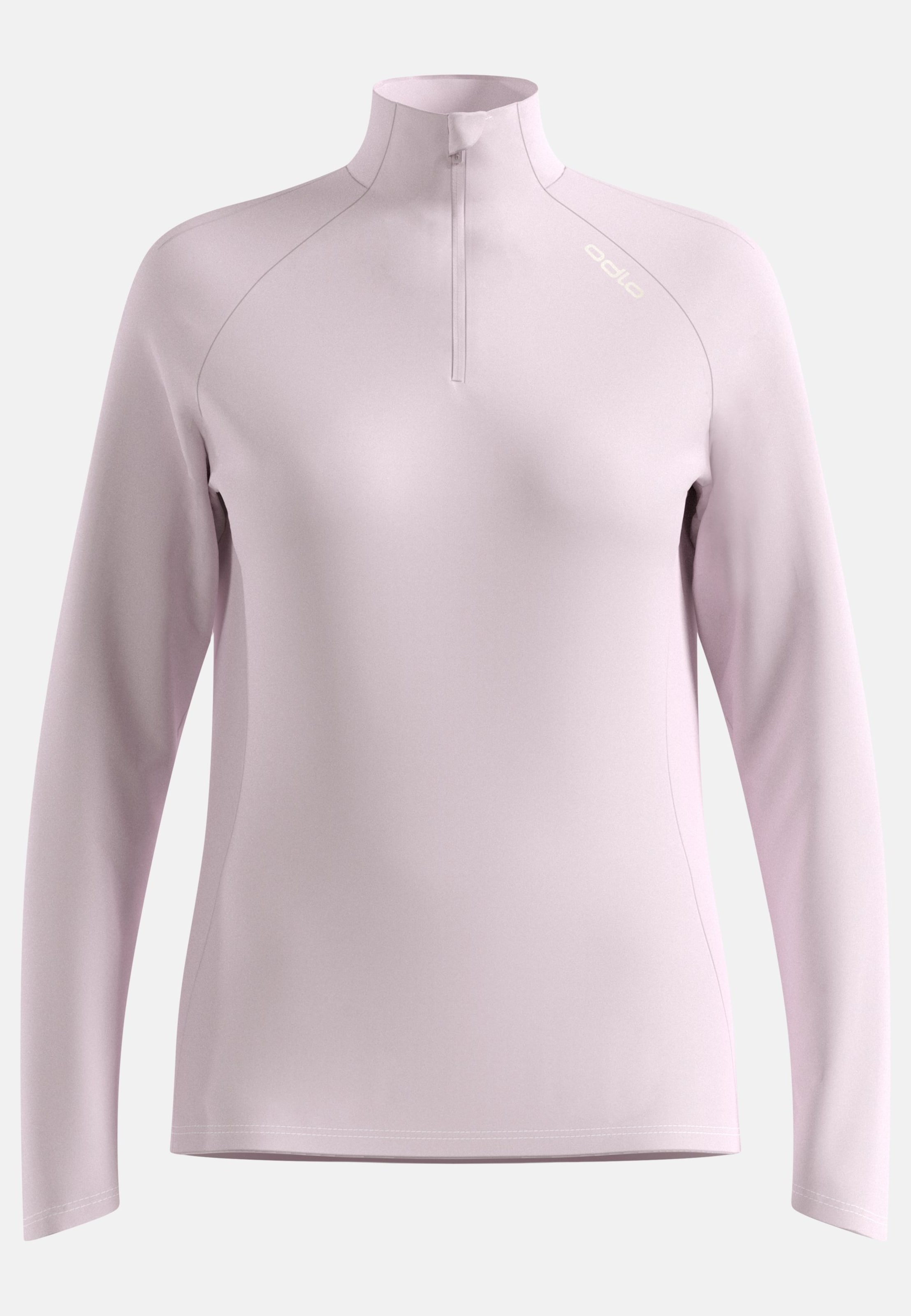 Odlo Essential Ceramiwarm Lauf-Mid Layer Half-Zip für Damen - Running - pink, XS