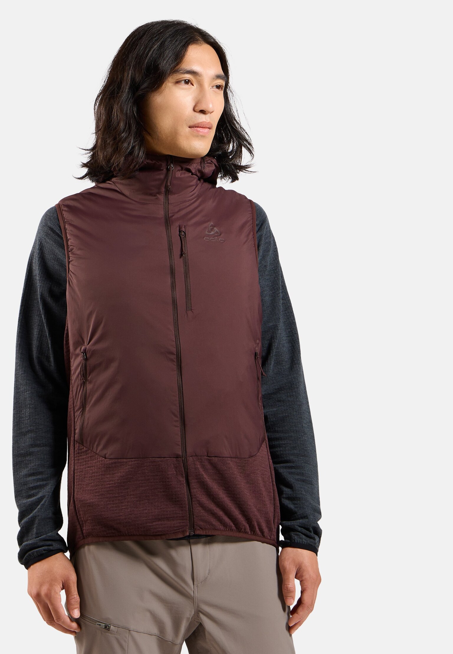 Gilet hybride avec isolation en laine Ascent