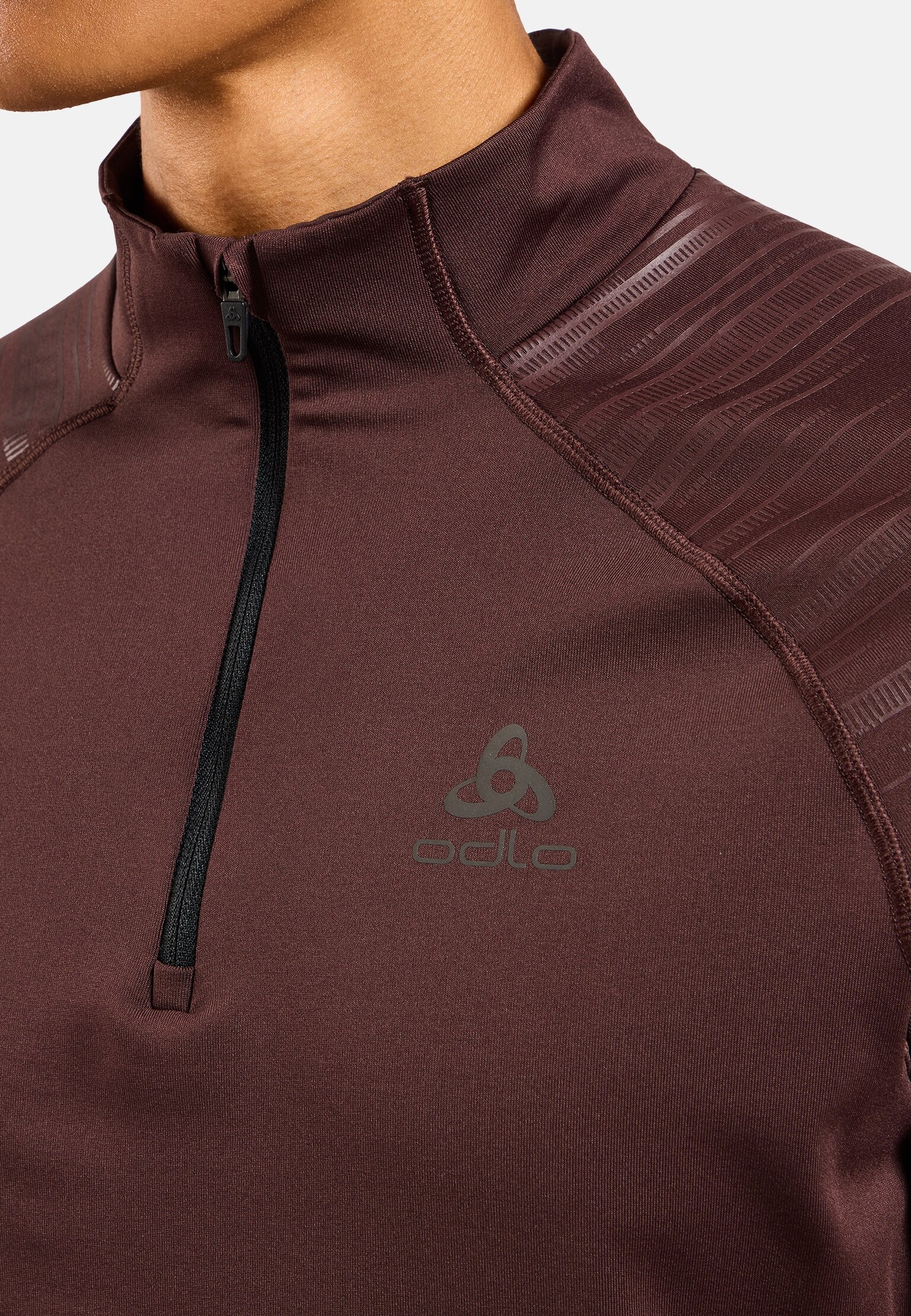 X-Alp Ceramiwarm mid layer met halve rits