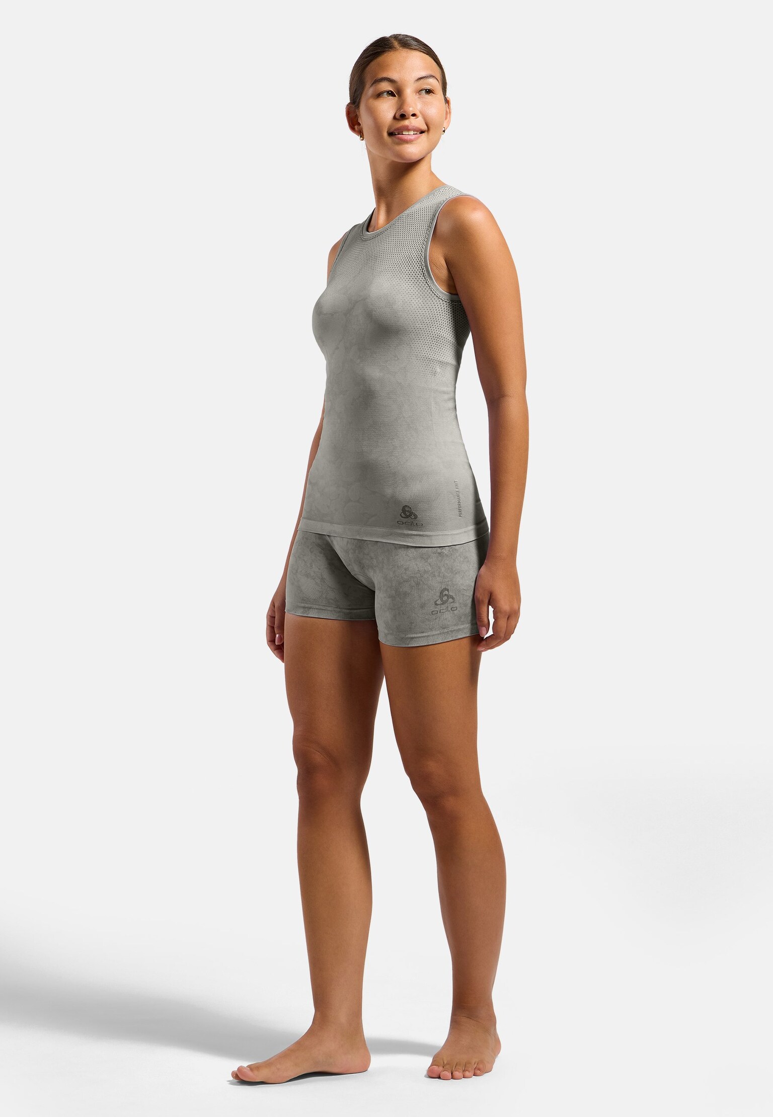 Performance Light Damen-Boxershorts mit Rain-Dye-Effekt