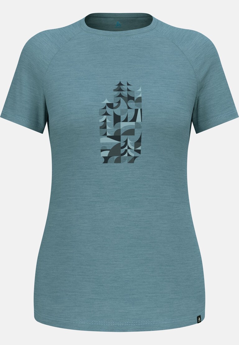 The Merino blend 130 print t-shirt