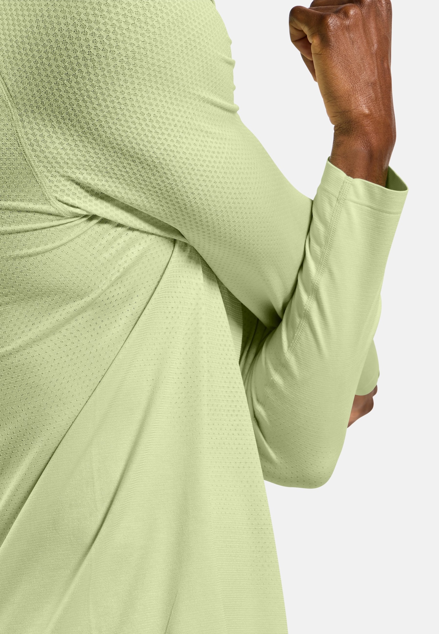 Essential Seamless Hardloop Shirt met Lange Mouwen