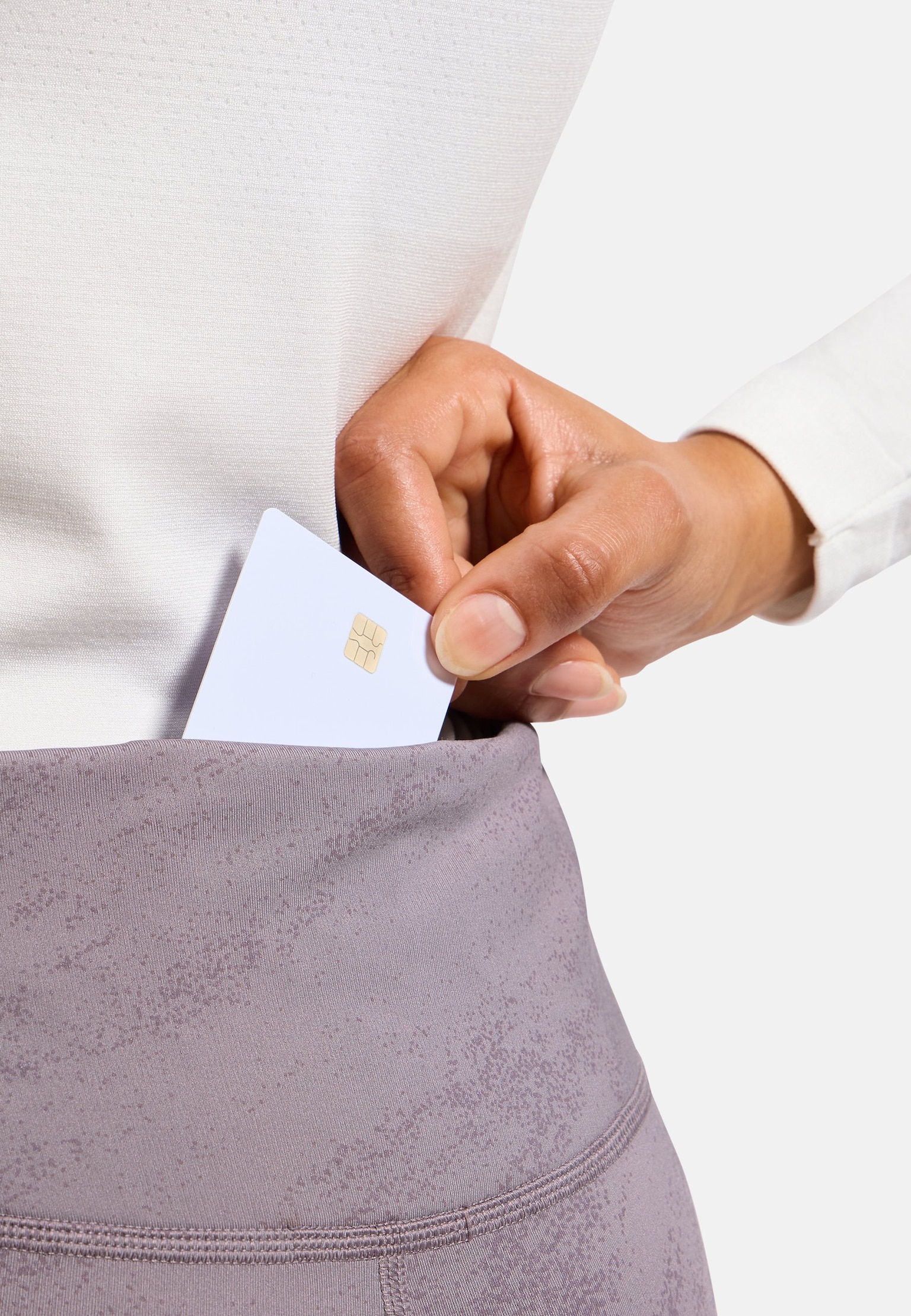 The Zeroweight print reflective løpetights