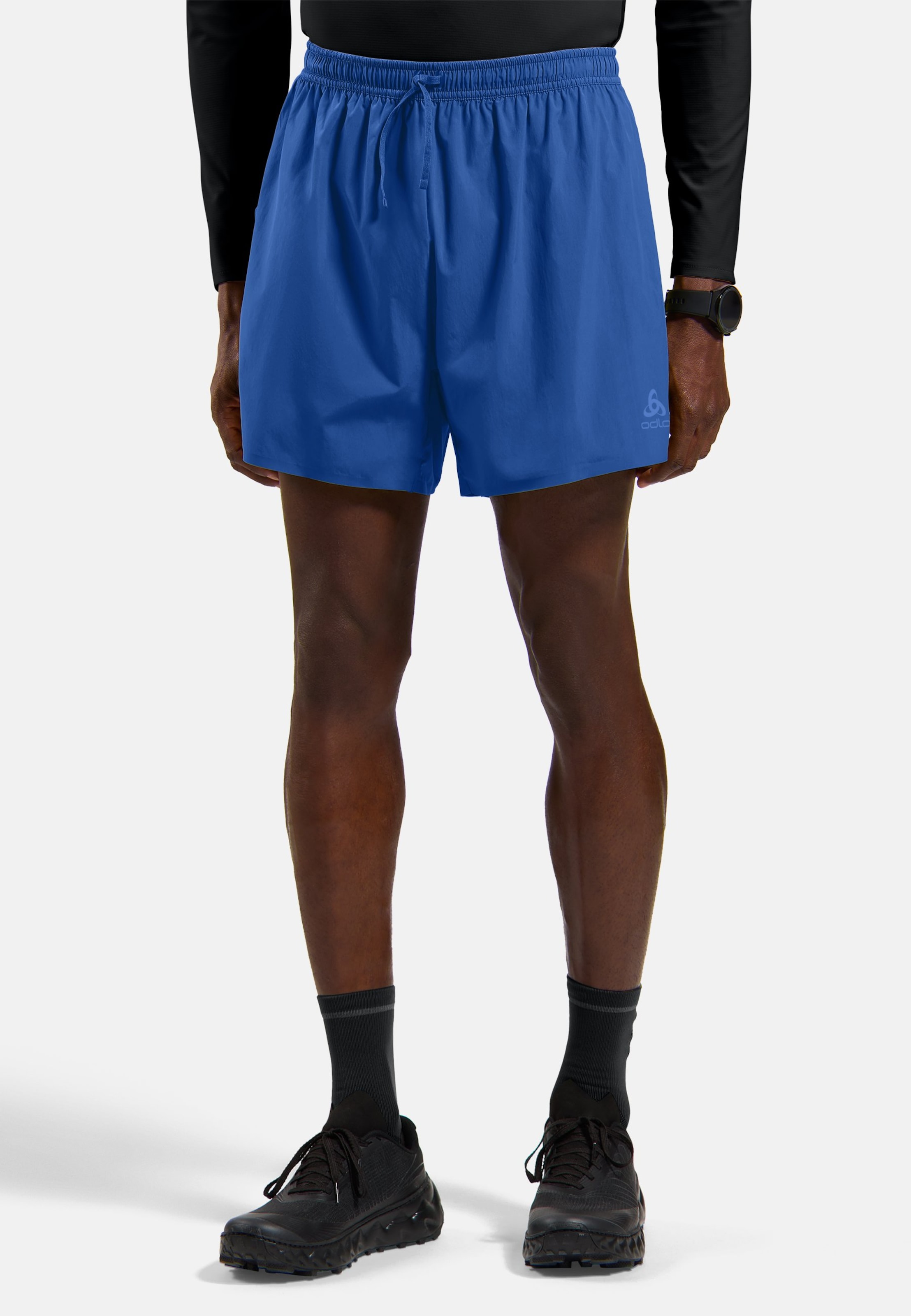 Odlo Zeroweight 5 Inch Laufshorts 2.1 ohne Innenhose für Herren, XL, blau