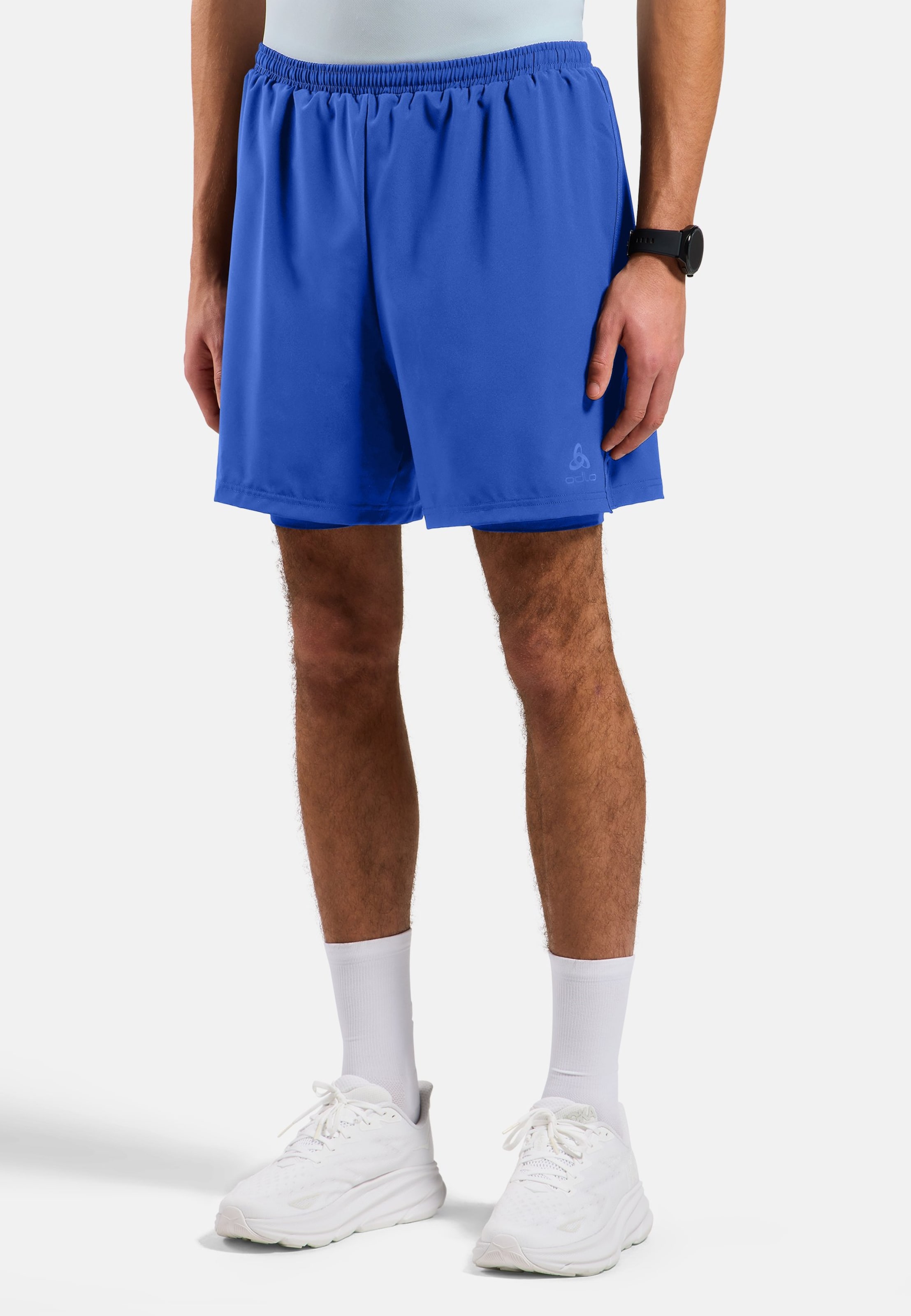 Odlo Essentials 6 Inch 2-in-1-Laufshorts 2.0 für Herren, S,