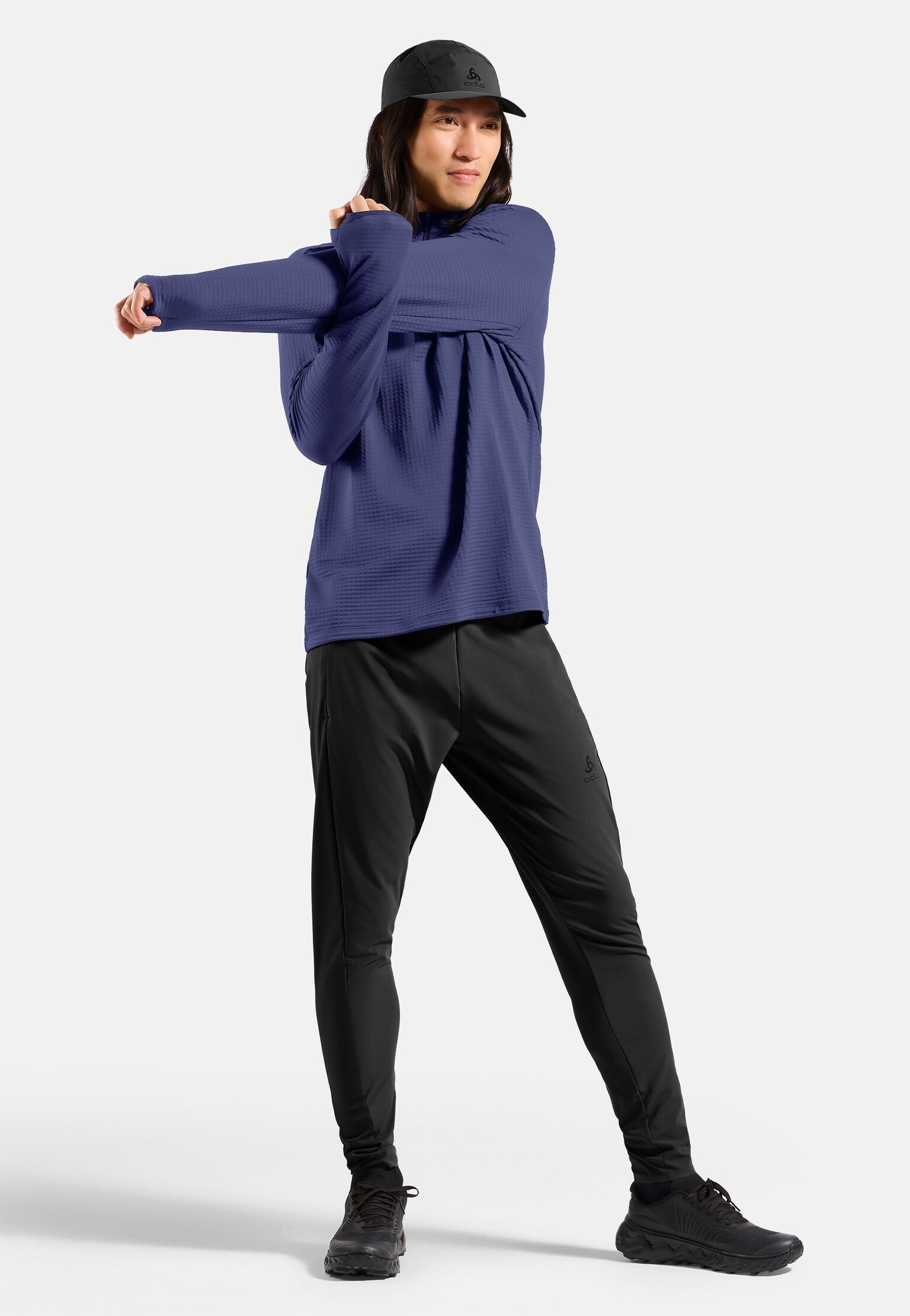 Essentials Thermal Laufshirt mit Halbreissverschluss