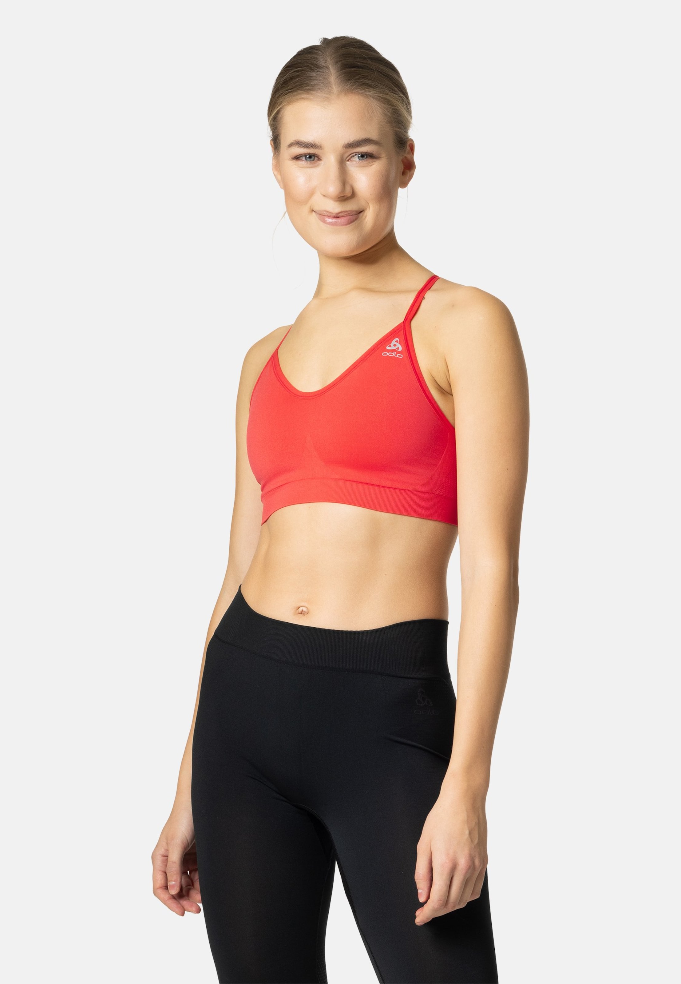 Odlo Seamless Soft Sport-BH für Damen, XS, rot