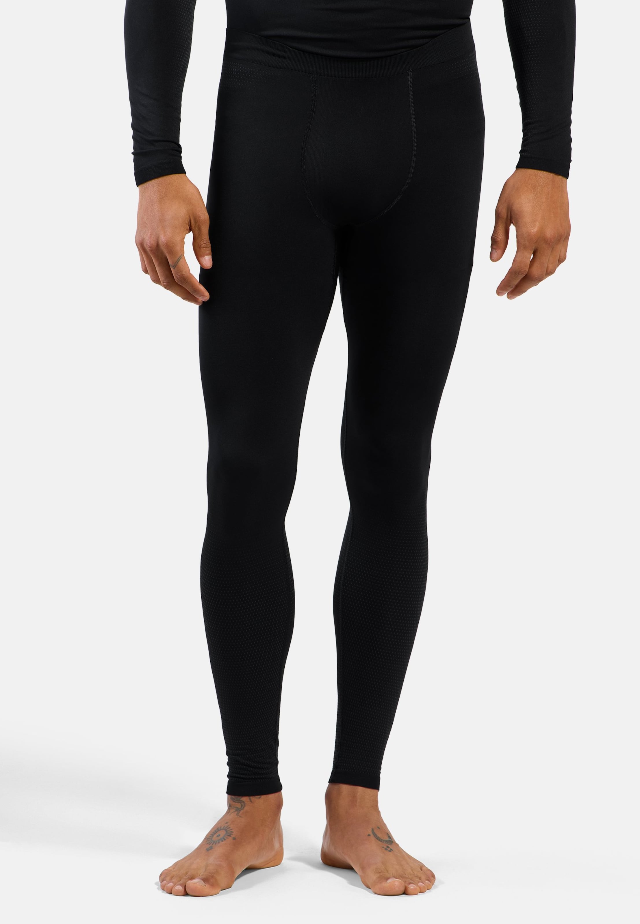 Odlo Performance Light Base Layer Tights für Herren, XL, schwarz