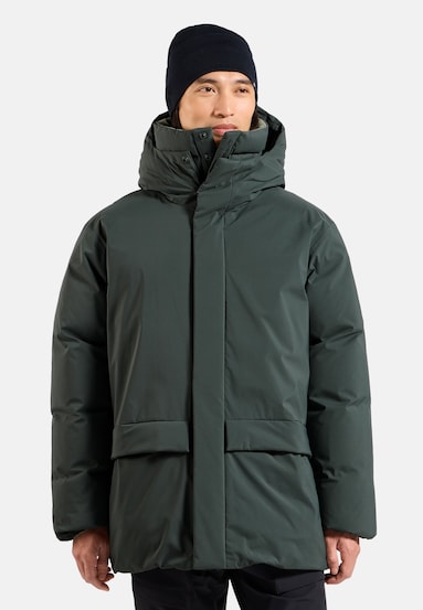 Parka à capuche réversible en duvet Ascent