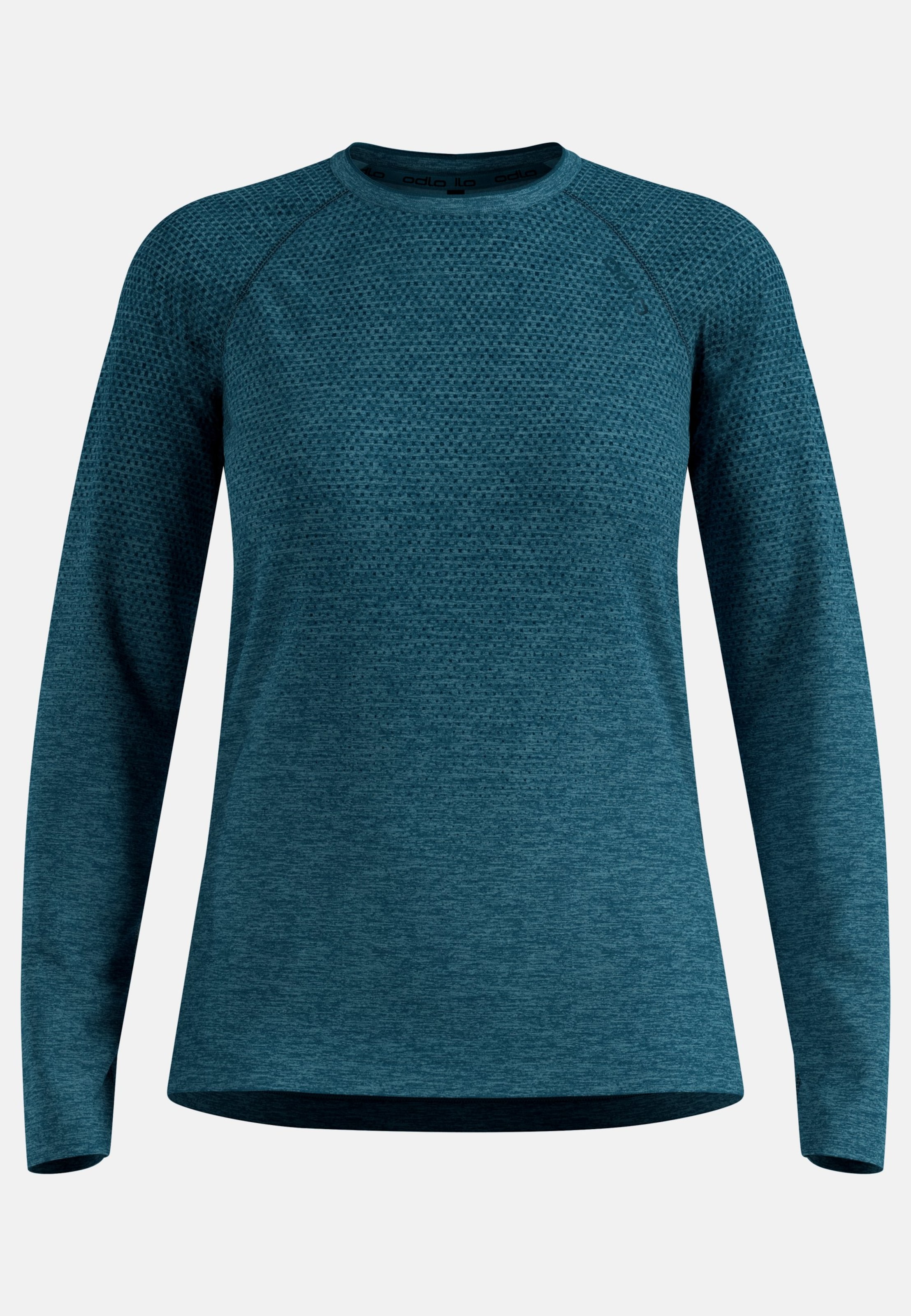 Odlo Essential Seamless Langarm-Laufshirt für Damen - Training, Running - marineblau, L