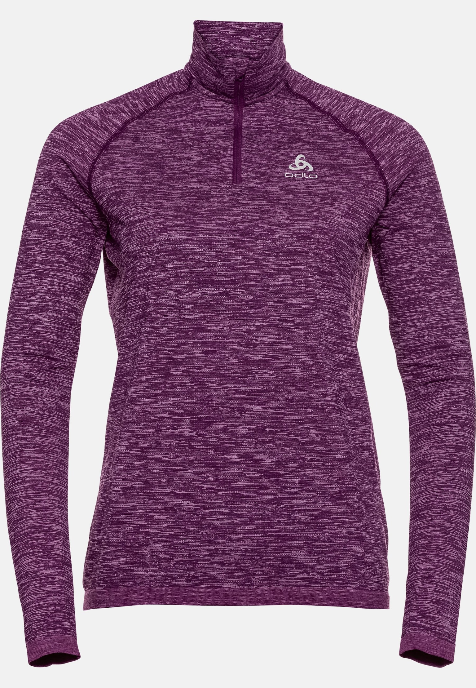 The women's Run Easy Yakwarm half-zip mid layer top