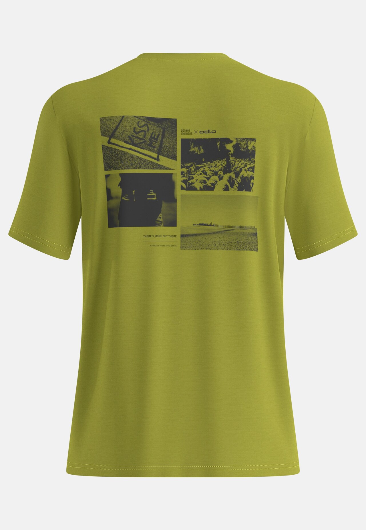 Merino 160 Postcards t-skjorte