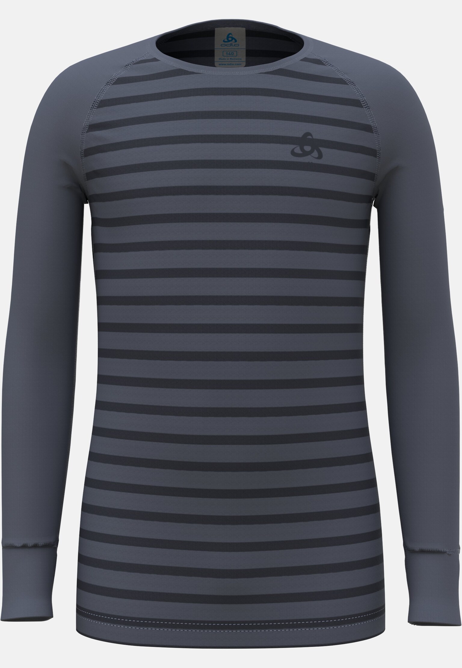 The Active Warm kids' striped base layer top