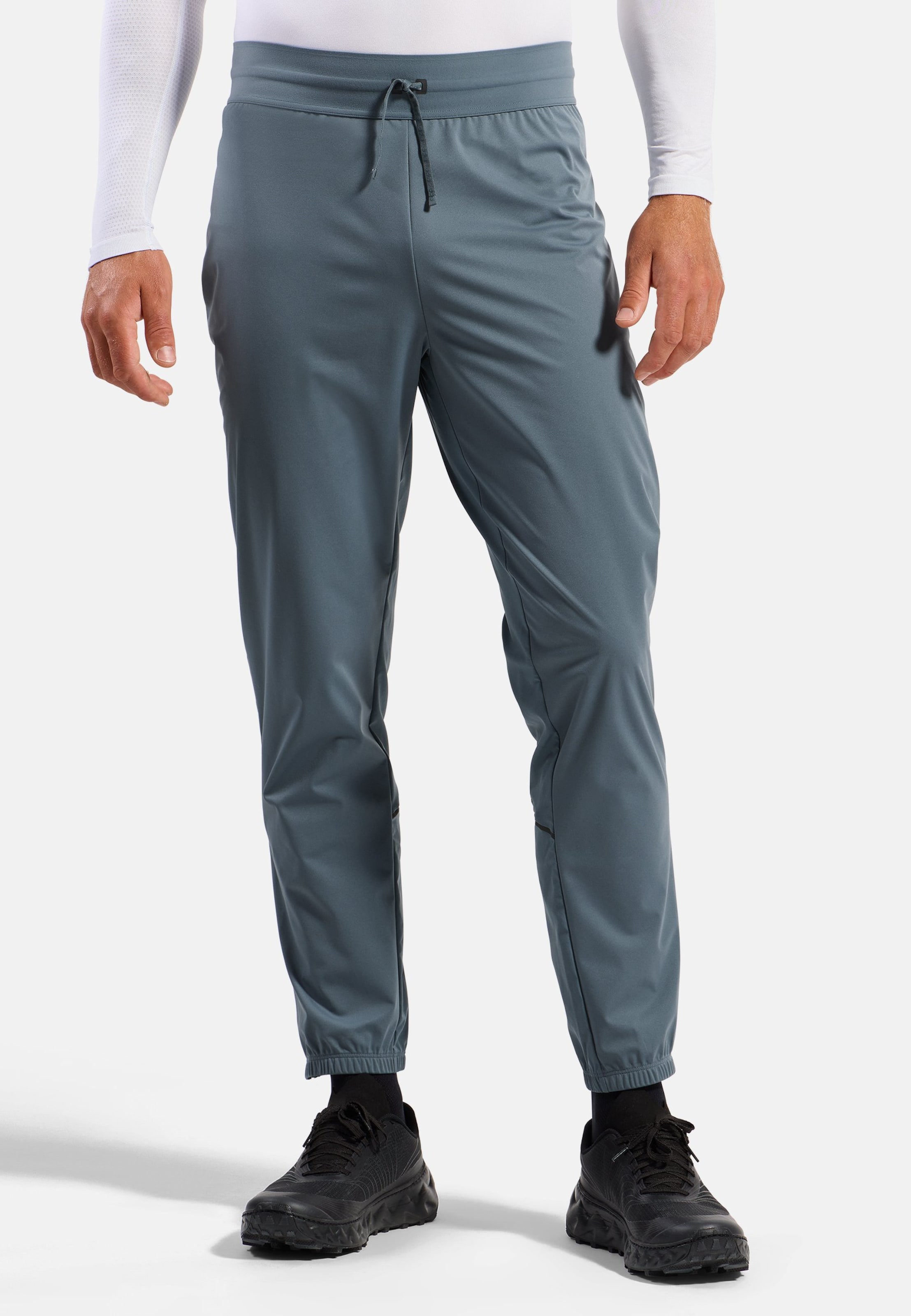 Odlo Zeroweight Warm Laufhose für Herren - Running - grau, L