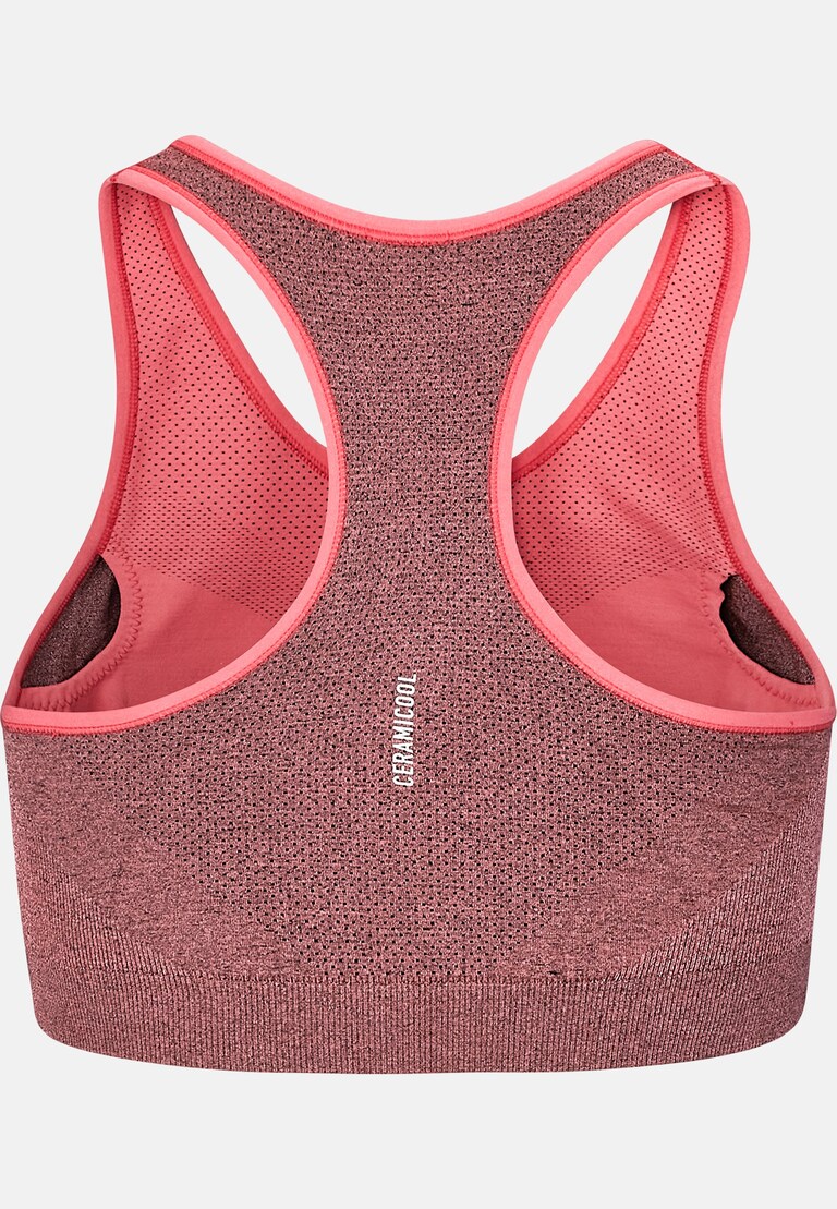 The Ceramicool Seamless Medium Sports Bra