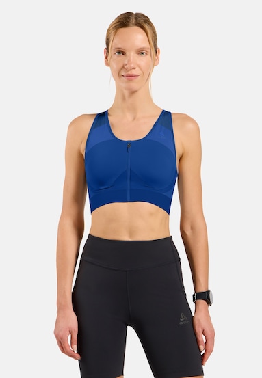 Seamless Sport-BH mit Reissverschluss und starkem Halt