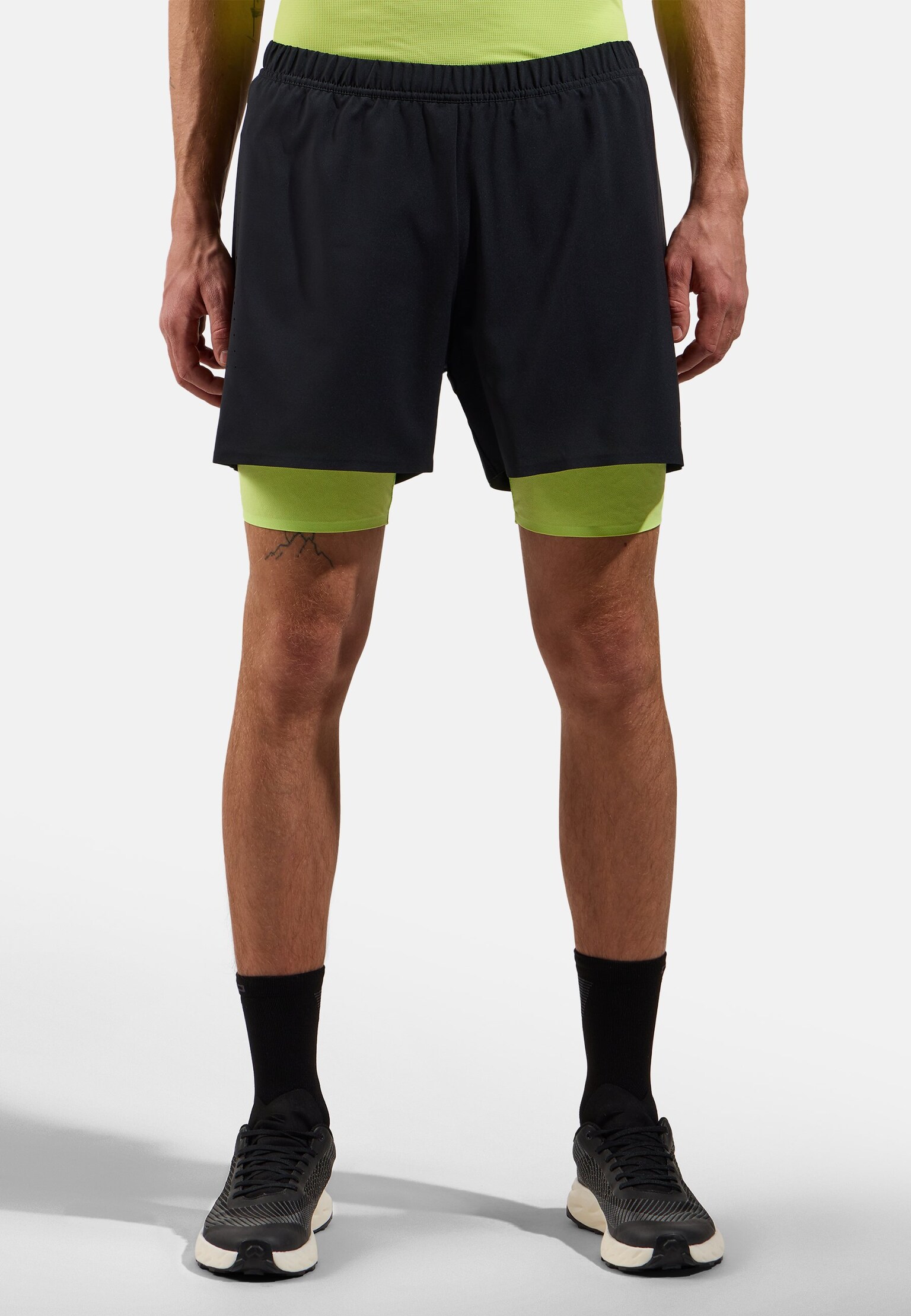 Zeroweight 5 inch 2-in-1-hardloopshort voor heren