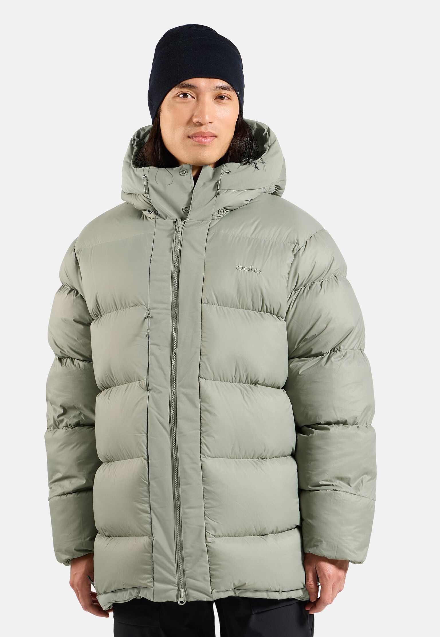 Parka à capuche réversible en duvet Ascent